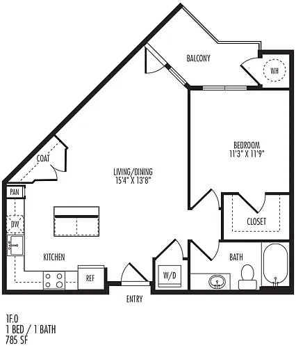 Floor plan 1F