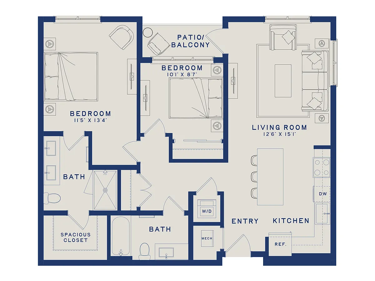 Floor plan B8