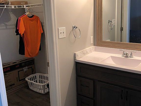 Master bath vanity