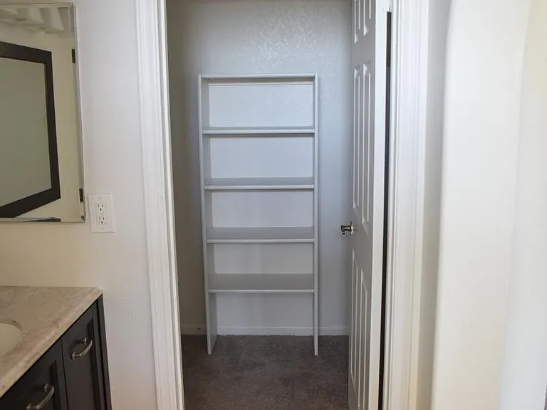 walk-in closet for master