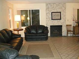 Inviting Living Room with Fireplace