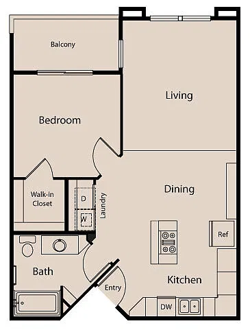 Floor plan 1BE