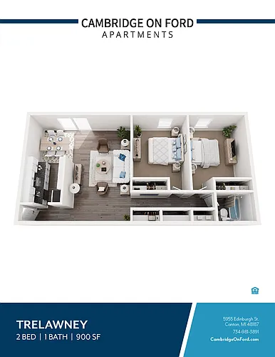 Floor plan TRELAWNEY