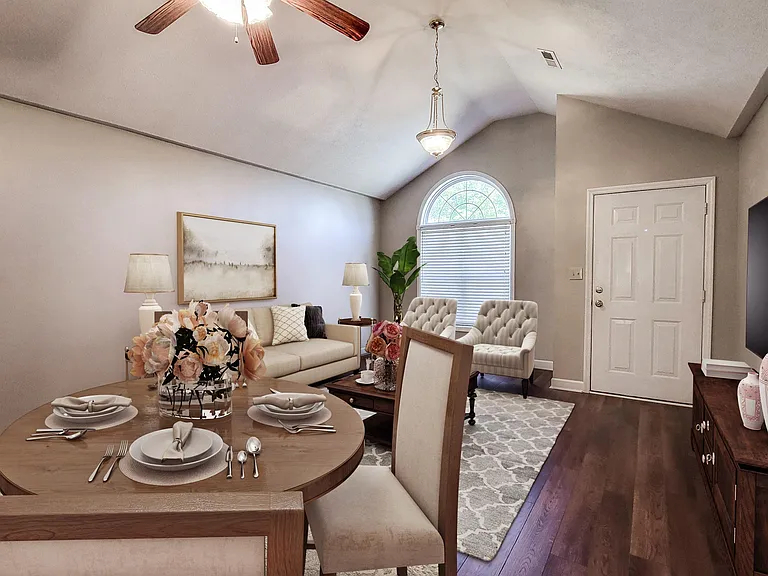 Living room/Dining Room Combo (photo virtually staged)