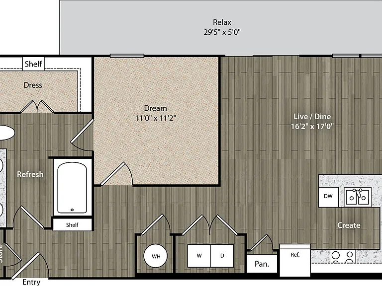 Miro - A5 - 1 Beds - 1 Baths - 819 Sq. ft.