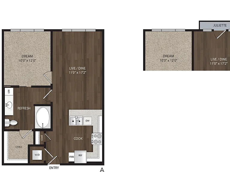 A6 A floor plan The Dylan