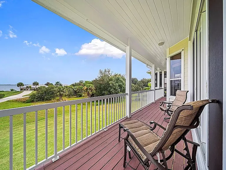 Deck with river view