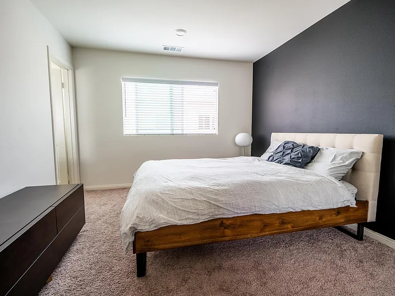Guest bedroom on upper/third floor