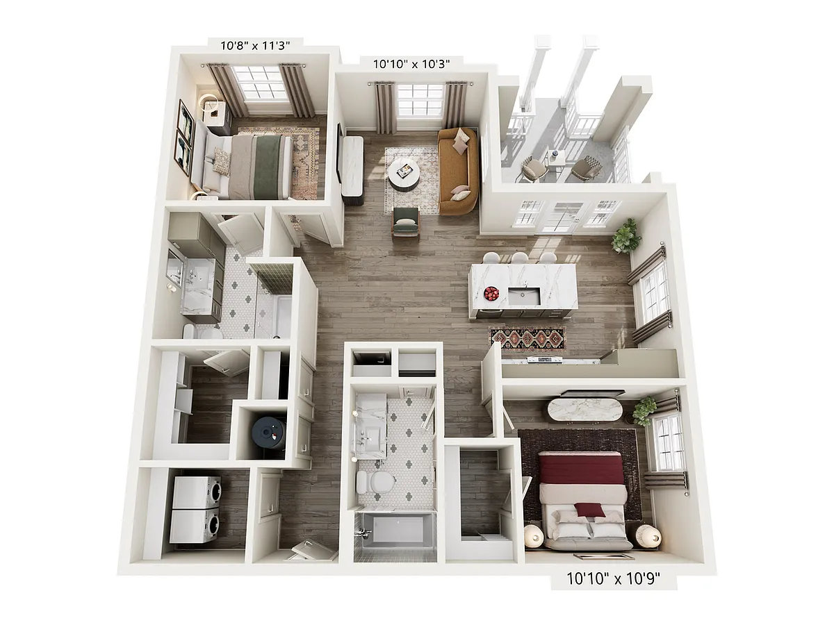 Floor plan B3