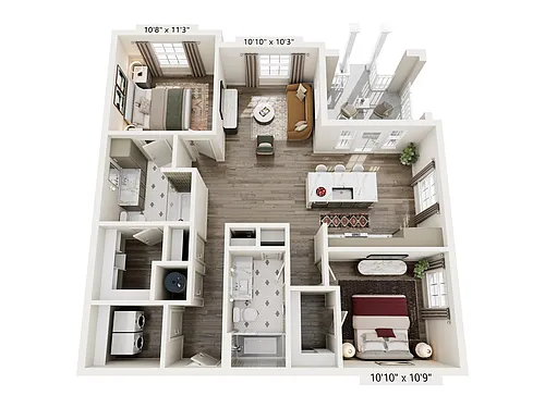 Floor plan B3