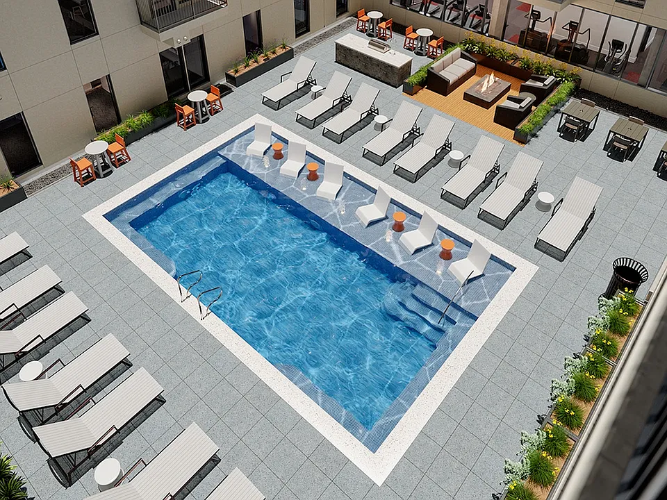 Pool Aerial View