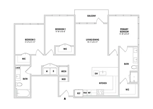 Floor plan C1
