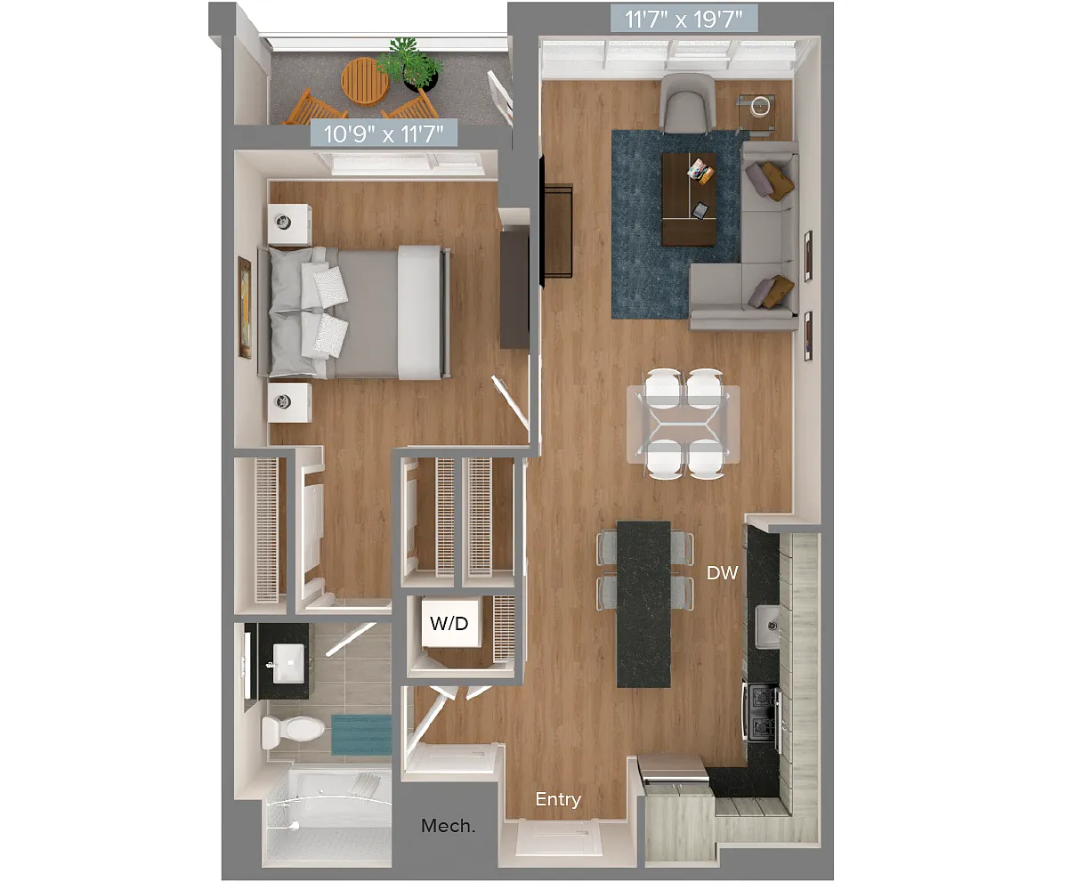 Floor plan A5-735S-S-2309