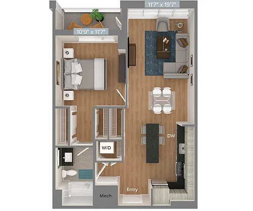 Floor plan A5-735S-S-2309