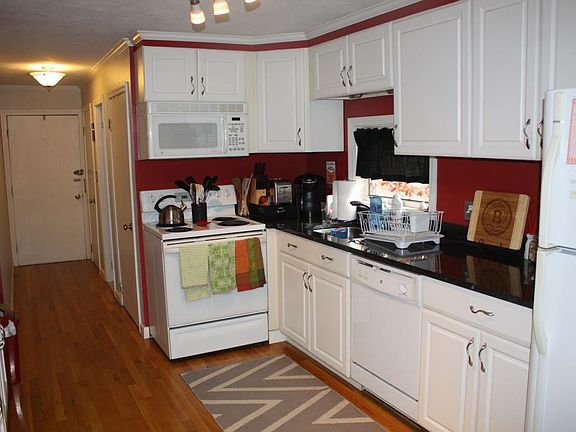 Kitchen with granite countertops