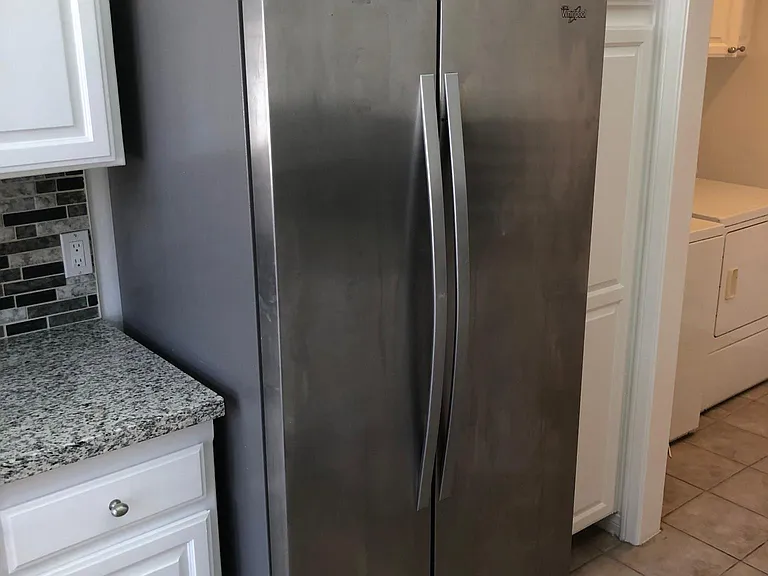 Double Door Stainless Steel Refrigerator