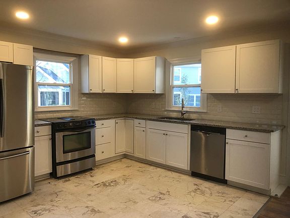 New lighting and tile backsplash