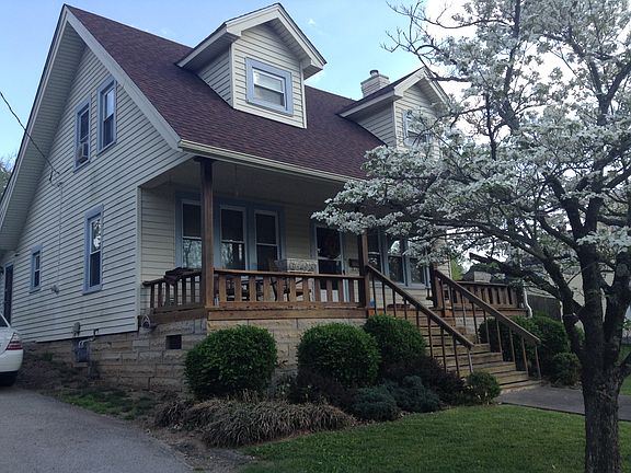 Beautiful trees in yard.