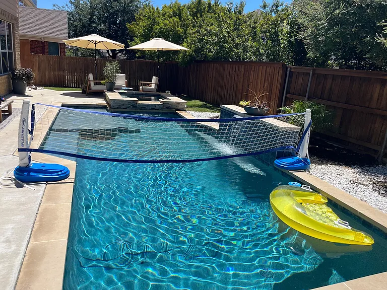 Backyard and pool