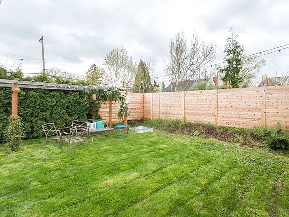 Private back yard