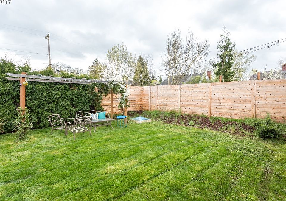 Private back yard
