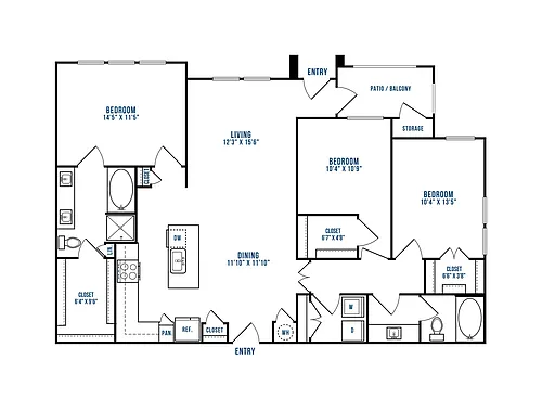 Floor plan C1