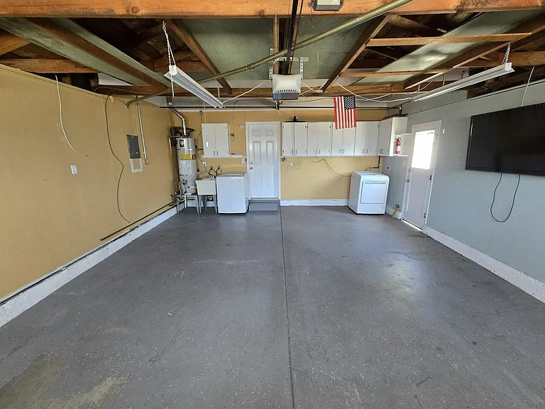 Washer / Dryer in Garage with Storage