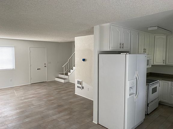 Living room and kitchen