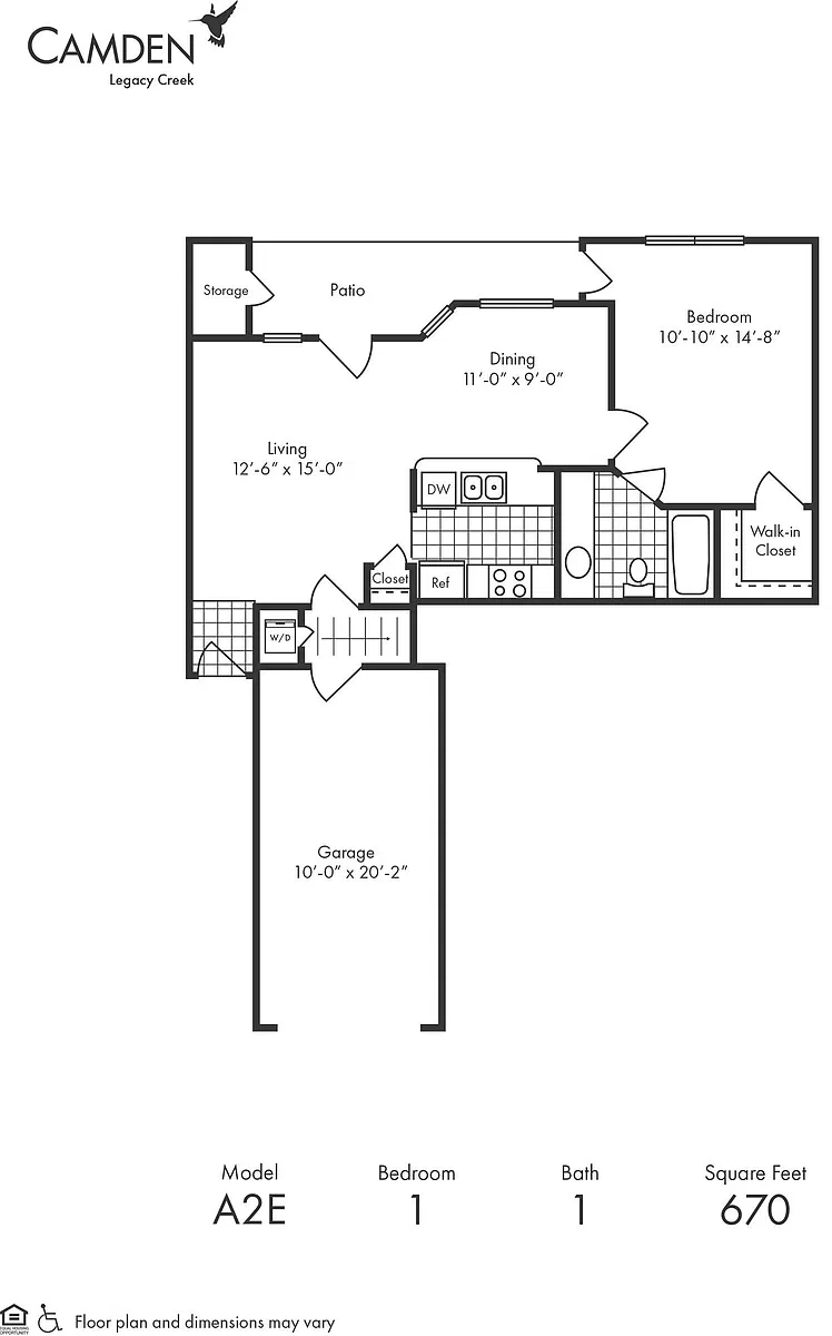 Floor plan A2E