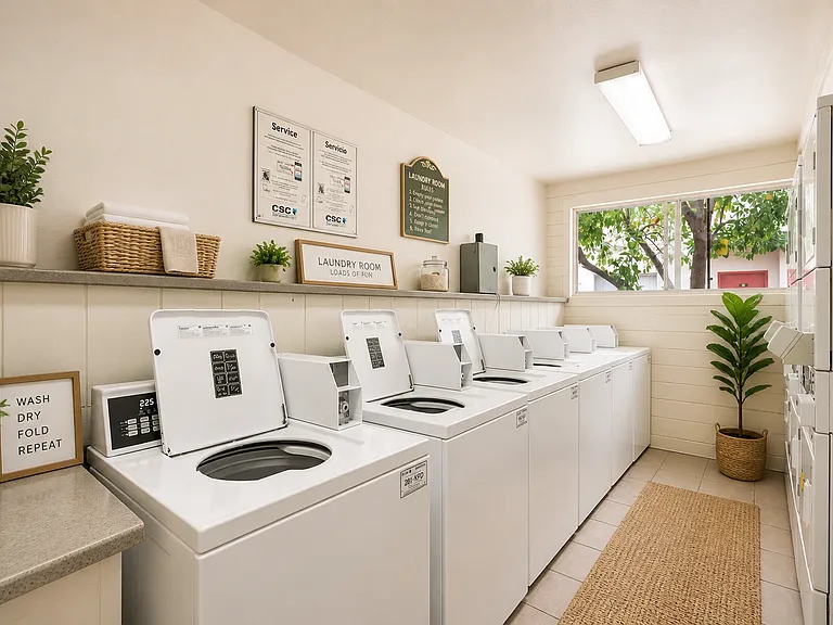 Laundry area