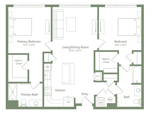 Floor plan B21