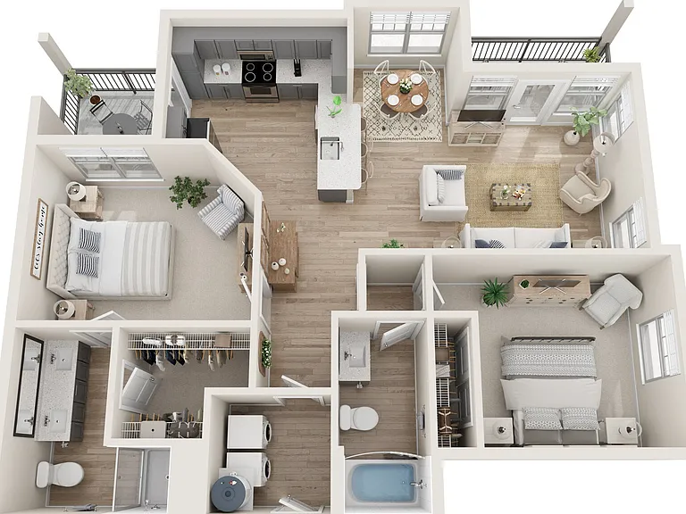 B2-L(G) floor plan Reserve at Lake Jackson