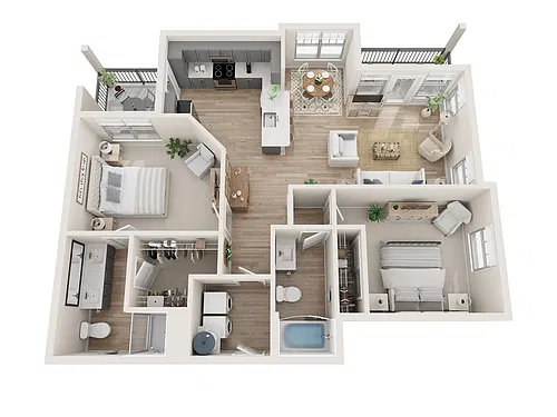 Floor plan B2-L(G)