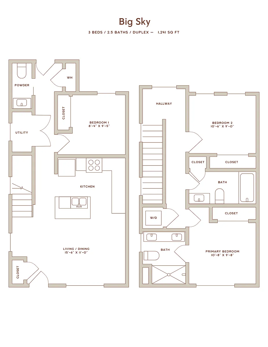 Floor plan Big Sky
