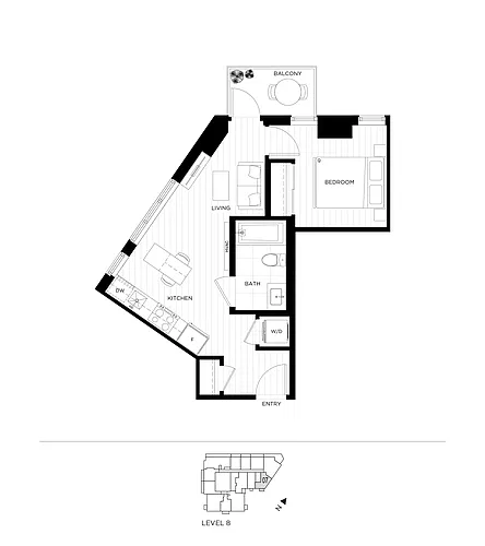 Floor plan Tower 1 - QH Willow 1