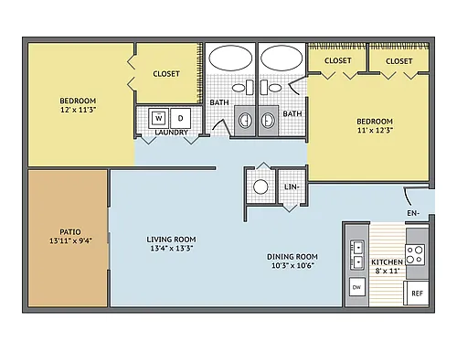 Floor plan Birmingham Renovated