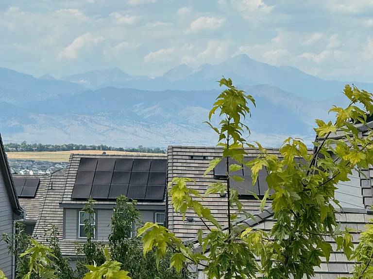 Mountain View from bedroom on 2nd floor