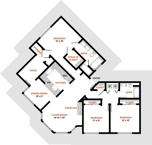 Floor plan Plan 3A