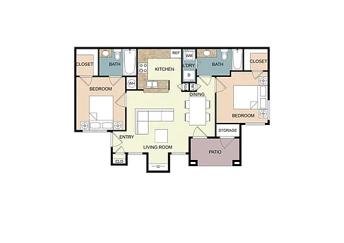 Floor plan Evergreen