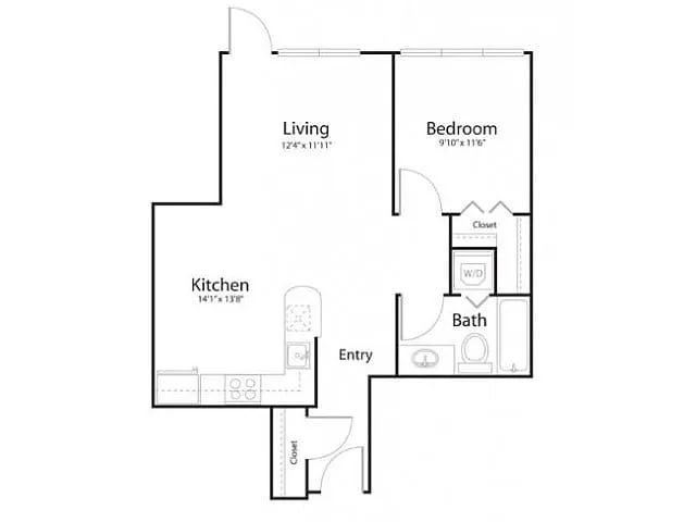 Floor plan 1W1