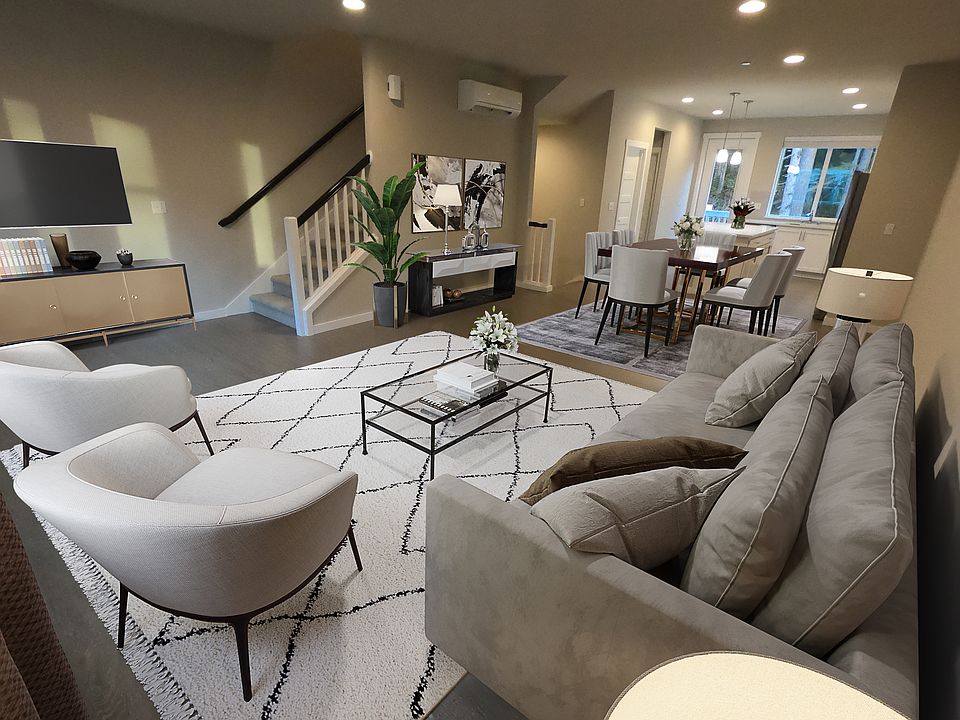 Living room + kitchen