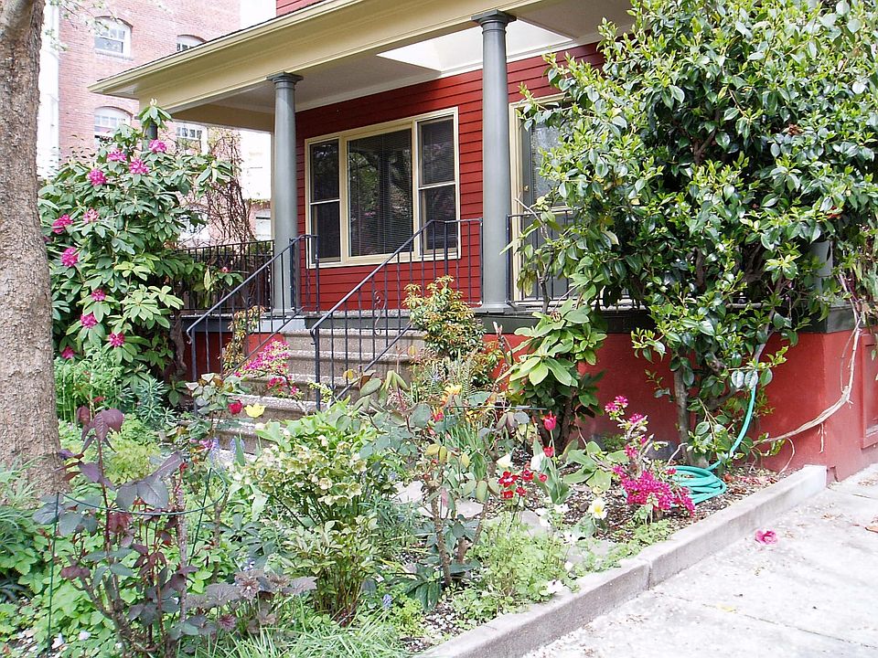 Porch, entry, garden