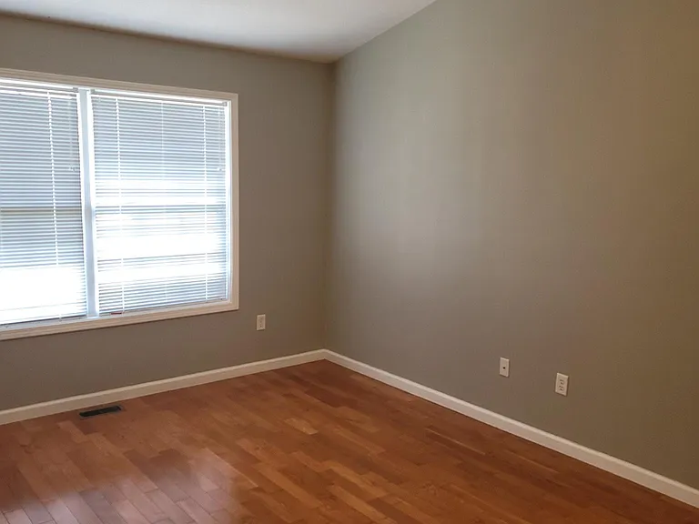 Masterbedroom with vaulted ceiling and fan, walkin closet and master bath