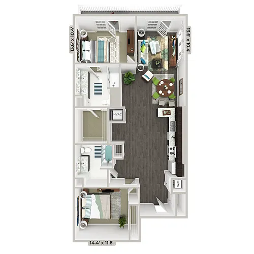 Floor plan B3