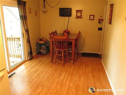 hardwood floor in kitchen