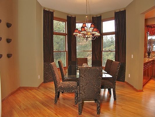 Enjoy wonderful views from your dining room
