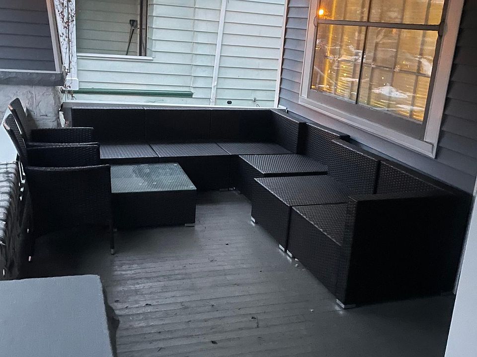 Covered front porch