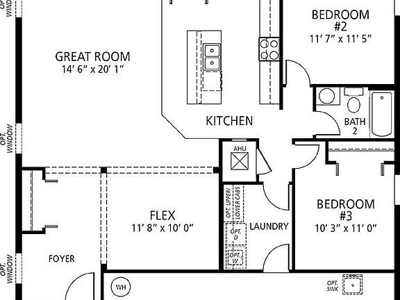 Elevation A - 1st Floor