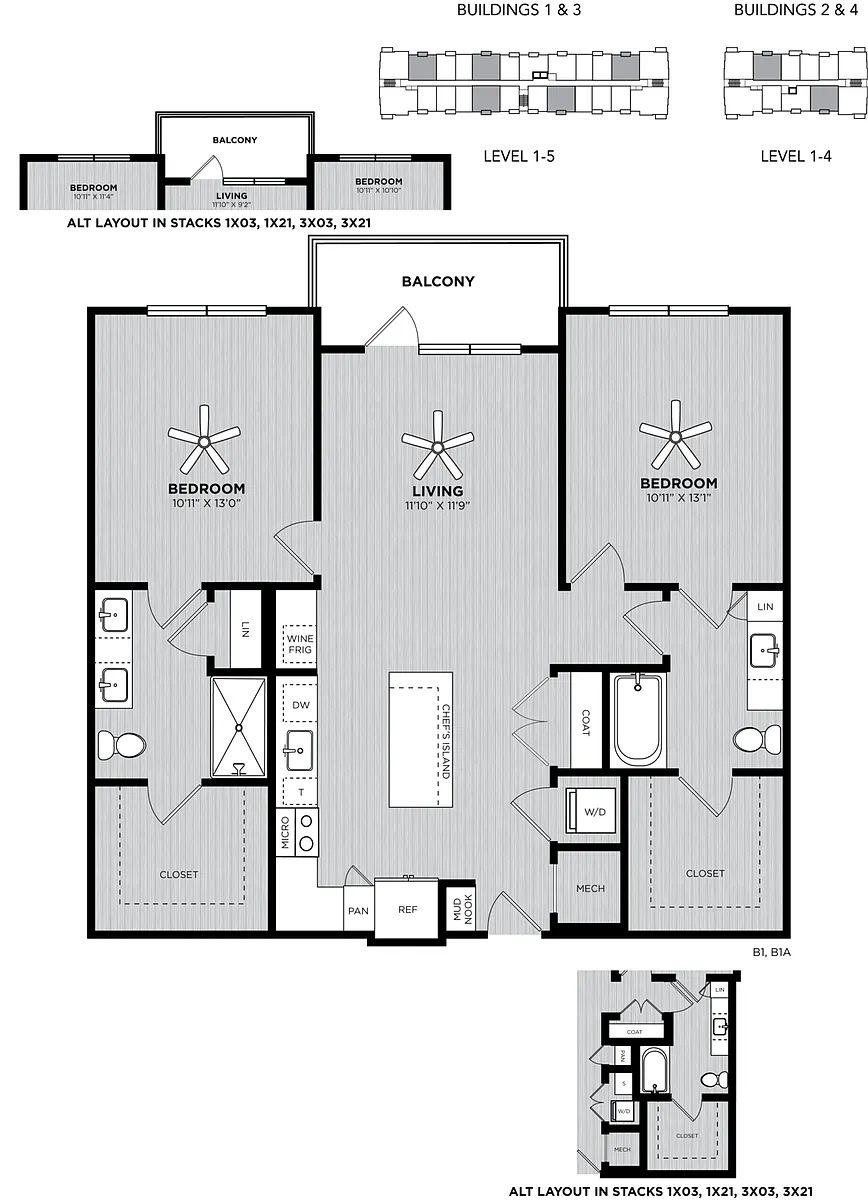 Floor plan B1