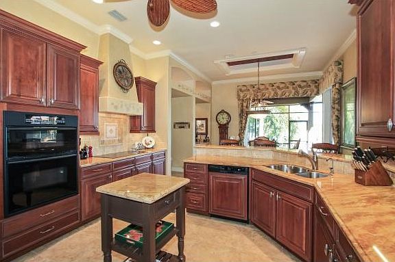 gourmet kitchen with pantry